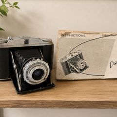 Vintage Agfa Isolette II 120 Folding Camera + Original Manual