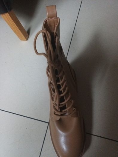 Primark Camel  8 Hole  Ankle Boots.  S.6.   B.N.W.T.