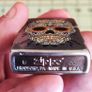 Old Zippos, Zippo flints, and a steel smokes case Image 3