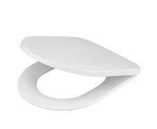 Toilet seat GoodHome Tanaro White D-shaped Soft close