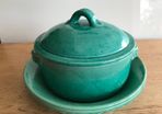 Turquoise Casserole Pot