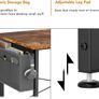 L Shaped Desk 100CM Computer Desk Study Office Desk Gaming Desk Writing Table With Bookshelf Reversible Corner Desk For Home Office Studio Workstation Image 5