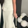 Ivory white Debs dress Image 2