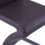 Dining Chairs with Zigzag Shape 6 pcs Brown Faux Leather Image 6