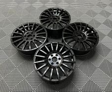 18" Multi Spoke wheels Ford Transit Custom Van Vw Transporter T7 74.5 6x120 Gunmetal