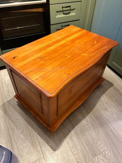 Solid wood trunk