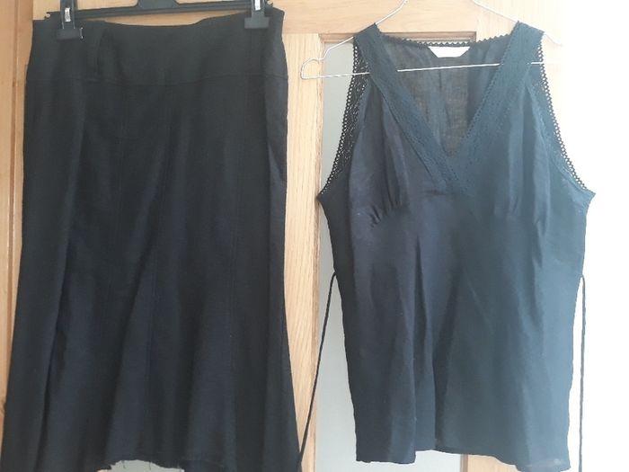 Black Skirt and top