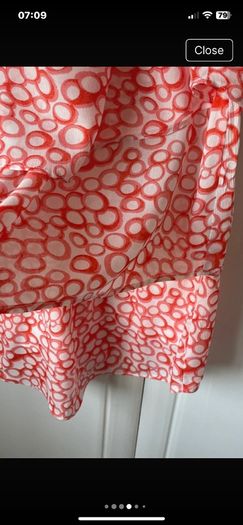 dress Jensen brand size 12 coral & white dress size 12