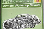 Haynes Manual: 63-77 Rover 2000 / Rover 2200
