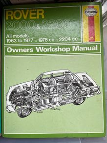 Haynes Manual: 63-77 Rover 2000 / Rover 2200