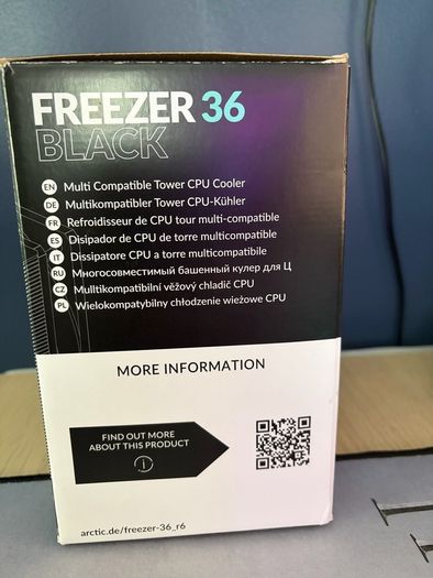 Arctic Freezer 36 Black