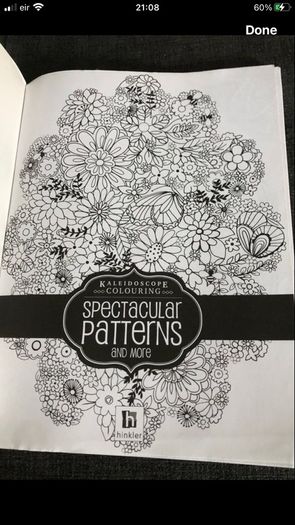 Adults colouring book