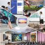 FREE EXPRESS SHIPPING Projector Screen and Stand, Projector Screen 100 Inch 4k HD, Outdoor Projector Screen 16 9 Wrinkle Free Design for Backyard Movie Night And (Easy to Clean 160 Degree Viewing Angle A Carry Bag) Image 2