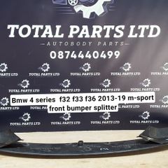Bmw 4 series f32 m -sport front bumper splitter