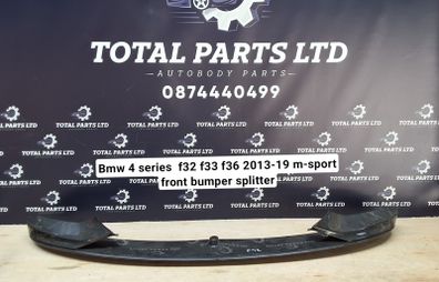 Bmw 4 series f32 m -sport front bumper splitter