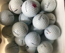 50 used Titleist Pro V1 practice grade golf balls