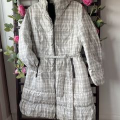 jacket Edina Ronay Feather & down jacket black & white size 12