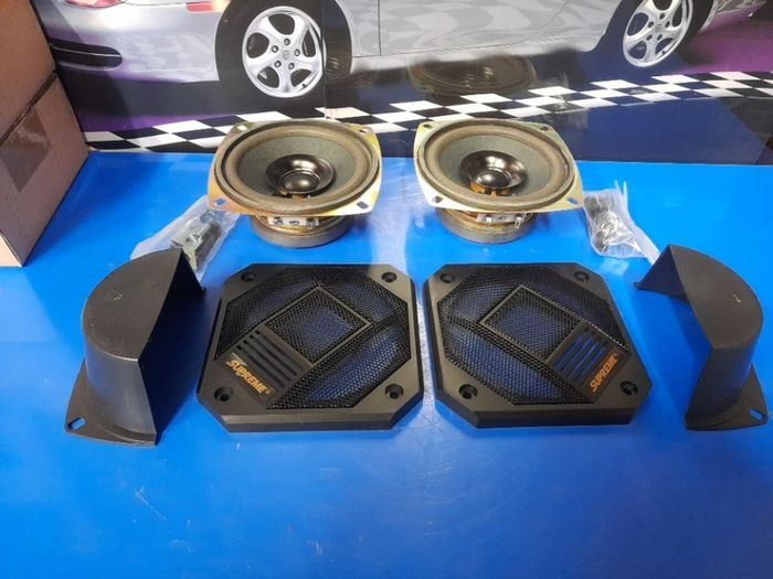4 inch dual cone door speakers