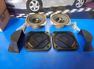 4 inch dual cone door speakers