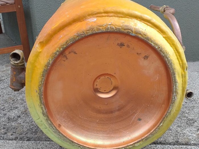 Insulated copper water cylinder / immersion tank