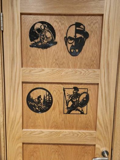 wall art 3d printed picture frame, Lake view, Mountain View, Birds, Fishing, Marvel, DC etc.