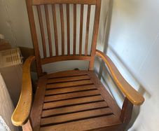 wooden rocking chair