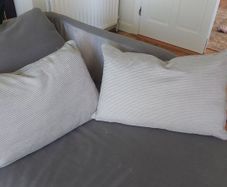 Grey cushions