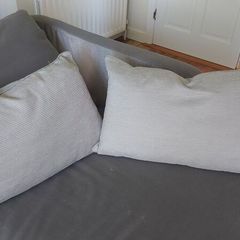 Grey cushions