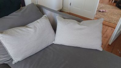 Grey cushions