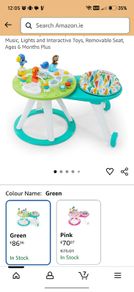 Baby walk around activity center