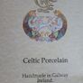 Galway Irish porcelain Celtic design frame Image 5