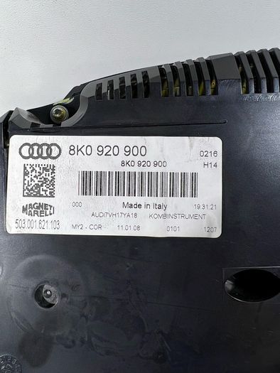Speedometer Tachometer 8K0920900. AUDI A4 2009 (8K2, B8) 1.8 TFSI