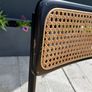 3 Jort Counter stools - wood and rattan Image 8
