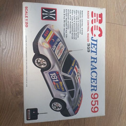 1980s R/C Jet racer 959 radio Controlled car brand new