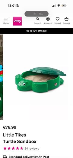 Little tikes sandpit
