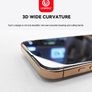 Premium Quality 3D fully Transparent Temp Glass UNIPRO 3D Large Arc Borderless 0.4mm Corning HD Tempered Glass for iPhone 17 16 15 Screen Protector Image 3