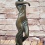 Art-Deco Dancing Woman (36cm) - Bronze, Marble, Signed Image 5