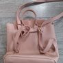 Salmon coloured shoulder bag Image 4