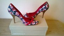 Dune Floral Heels UK Size 6/ EUR 39