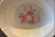 ARKLOW pretty  9.5 inch dish with gilded rim