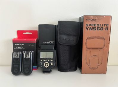 Yongnuo Speedlite YN560-II Flash & Yongnuo Wireless Flash Trigger