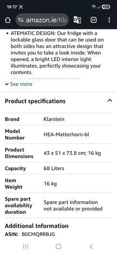 fridge Klarrstein