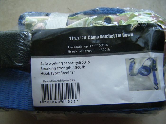 New heavy duty Ratchet Straps