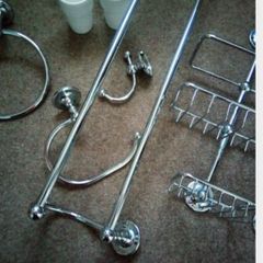 Bathroom set complete stainless Steel