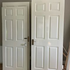 8 wooden doors
