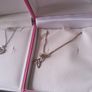ladies silver chain and pendant Image 3