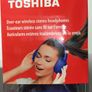 Blue Bluetooth Headphones Head Phones Image 7