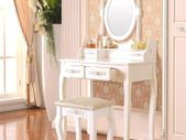 Dressing Table with Padded Stool FREE DELIVERY