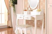 Dressing Table with Padded Stool FREE DELIVERY