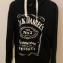Jack Daniel's Label Pullover Black Hoodie Image 2